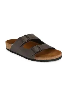 Shences MEN ORIGINAL CORK SOLE SANDALS BROWN