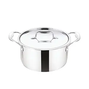 Baltra Triply 2.5 LTR Cook & Serve Casserole with Stainless Steel Lid 18 cm price in India.
