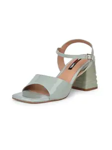 Bata Women Block Heel Sandals - Green (4Uk)