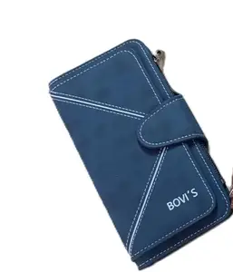 Karmeshwar Enterprise - Women Artificial Tri-Fold Wallet (Blue)