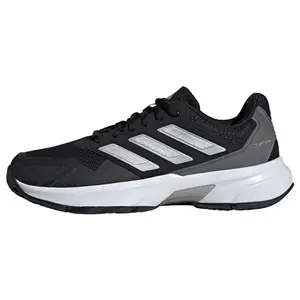 adidas Womens CourtJam Control 3 W CBLACK/SILVMT/GREFOU Running Shoe - 7 UK (ID2458)