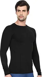 Just Care Men's Slim Fit T-Shirt (1_Black_Medium)