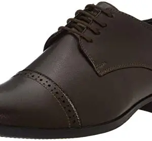 Amazon Brand - Symbol Men's Brown Synthetic Formal Shoes - 8 UK (AZ-KY-358)