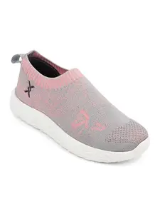 Carlton London Women N Blue/Pink Comfortable Slip On Snakeer with Heels, for for Casual, Walking & Daily Use (39)