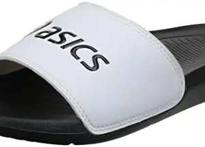 ASICS Unisex Adult's White/Black Sliders - 5 UK (39 EU) (6 US) (1173A006)