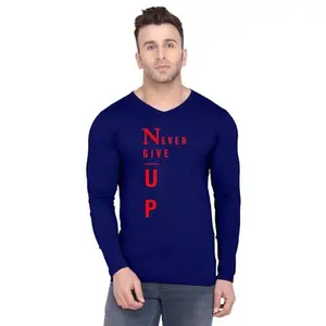 Men's Round Neck T-Shirt | Comfortable & Stylish Men's T-Shirt Idea for Gym, Sports, Casual Outings, or Lounge Wear -Large Black_Deeplifestyle_ T-Shirt_L_4229_bz