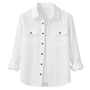 Afflatus Men’s Premium Casual Shirt with Flap Pockets | Slim Fit Stylish Cotton Blend Casual Wear Full Sleeve Shirt