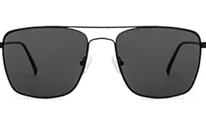 John Jacobs | UV Protection Sunglasses For Men & Women | Full Rim Square Large (Size-56) JJ S12473-C1