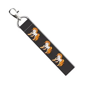 ISEE 360® Horse Fire Lanyard Tag with Swivel Lobster for Gift Luggage Bags Backpack Laptop Bags L X H 5 X 0.8 INCH