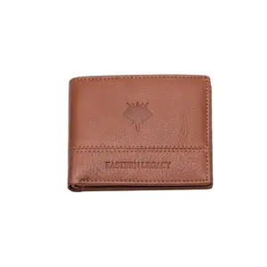 Eastern Legacy Men�s Premium Cognac Two fold Leather Wallet