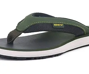 Sparx Men SFG-606 Olive Black Flip Flops SF0606GOLBK0007