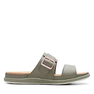 Clarks Step June Tide Olive UK-3