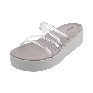 Mochi Womens Synthetic Grey Slip Ons (Size (5 UK (38 EU))
