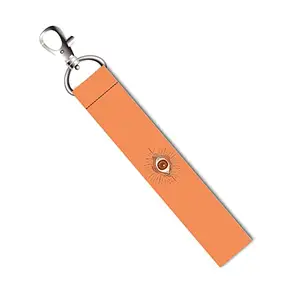 ISEE 360® Brown Eye Lanyard Bag Tag with Swivel Lobster for Gift Luggage Bags Backpack Laptop Bags Travelers Students Worker L X H 5 X 0.8 INCH