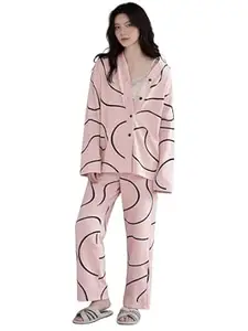 Lymio Night Suit Set || Printed Top & Pant Set || Night Suit (W-ND-5)