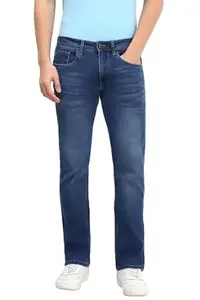 Allen Solly Men's Mid Rise Regular Jeans