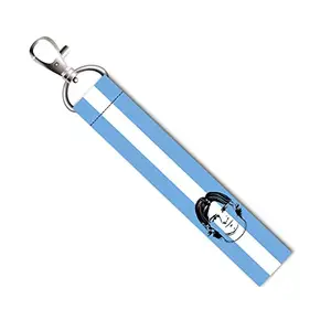 ISEE 360® Lionel Messi Love Lanyard Tag with Swivel Lobster for Gift Luggage Bags Backpack Laptop Bags L X H 5 X 0.8 INCH