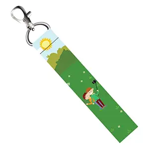 ISEE 360® Selfie Friends Lanyard Bag Tag with Swivel Lobster for Gift Luggage Bags Backpack Laptop Bags Students Employees L X H 5 X 0.8 INCH