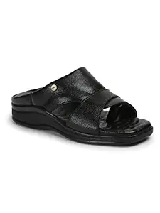 LIBERTY MEN 2050-802 BLACK SLIPPER - 8 UK