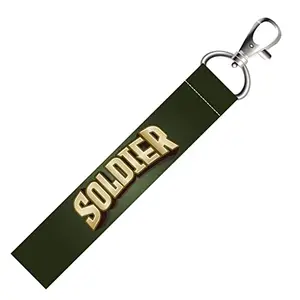 ISEE 360® Soldier Quotes Lanyard Tag with Swivel Lobster for Gift Luggage Bags Backpack Laptop Bags L X H 5 X 0.8 INCH