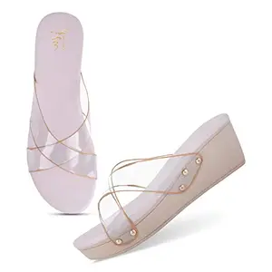 JM LOOKS Daily fashionable Trendy fancy soft comfortable Heel Sandal for women's girls ladies