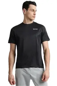 Reebok Men’s Motion Athletic T-Shirt, Lightweight Polyester Training Tee for Workout and Sports