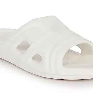 Action Men White Stylish & Lightweight Slippers | Occasion Slide | Walking Slide | Outdoor Slippers | Fashion Slipper | Outdoor Slide HRAN0022OWOW10 | Size-10