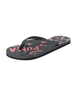 PUMA Women's Dark Shadow-Hot Coral Sandal-4 Kids UK (37256605)