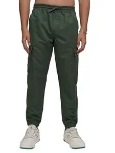 Highlander Men's Cargo Jogger Trousers| Utility Pockets | Trouser for Men | Men Trousers