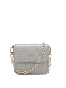 Da Milano Sling Leather Wallet for Women - Pearl