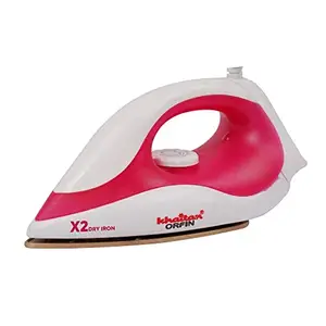 Khaitan ORFin X2 1000 Watt Dry Iron With Adjustable Temprature Control & Thermal Fuse Technology