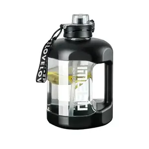 Drumstone (�������������� ���� ���������� ���������������� 2L Leak-Proof Fitness Water Bottle with Flip-Top Lid, BPA-Free, Easy Carry Handle, Anti-Skid Grip, Large Capacity for Gym, Office