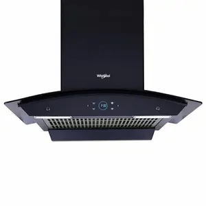 Whirlpool Smart Heat Sensor 60cm Kitchen Chimney with Filterless Autoclean Technology | BLDC Motor | With Remote Control (SMARTSENSE ZEN CGFL 604 HAC BLDC BK HOOD)