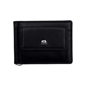 BROWN BEAR Men's Leather Stylish with RFID Protection Wallet -Product Design Germany (Black)