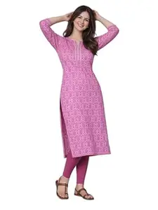 Jevi Prints Women's Cambric Cotton Printed Kurta