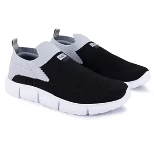 Lancer Mens THUNDER-18BLK-LGR Black Running Shoe, 6