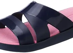 Aqualite Women NEO-356 Slipper, N.Blue/Pink, 8 UK/India