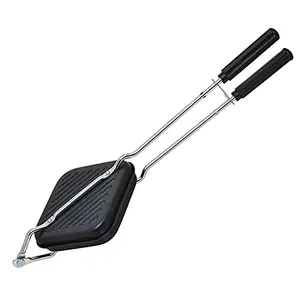 Regalo Grill and Toast Sandwich Maker with Non-Stick Cookware, 1 Piece, Black. price in India.