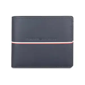 Tommy Hilfiger Sirmione Men Leather Global Coin Wallet - Navy