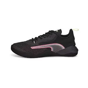 Puma Womens Fuse 2.0 WN's Black-Sunset Pink Training Shoe - 4UK (37616904)