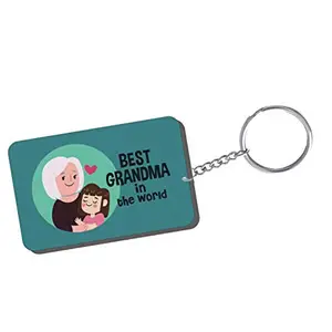 Family Shoping Mothers Day Gifts Best Grandma in The World Keychain Keyring for Home