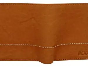 NEXA FASHION Mens tan Antique Leather Wallet