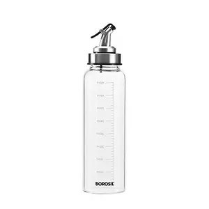 Borosil Borosilicate Glass Oil Dispenser - 0500 ML, Pack of 1