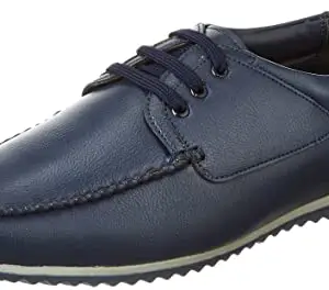 Amazon Brand - Symbol Men's Tiago Navy Boat Shoe_10 UK (SS21-20)