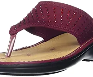 BATA womens New Palm Thong Red Flip Flop - 6 UK (5715196)