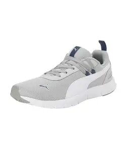 Puma Mens Puma Lace Up IDP PUMA White-Gray Violet-Intense Blue Casual Shoes - 9 UK (38796002)