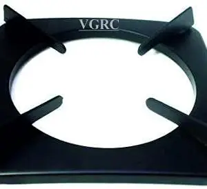 VGRC Pan Support of LPG Gas Stove Iron and Metal Parts (19 x 19 x 3 cm, Black, 1 Pieces)
