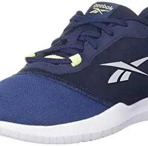 Reebok Men's Edgility Runner Batikblue-Vectornavy-Energyglow-Spacergr Running Shoe-7 Kids UK (GA1330)
