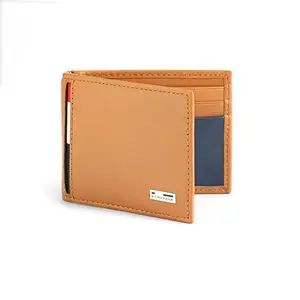 U.S. POLO ASSN. Mykonos Tan Leather Wallet for Men