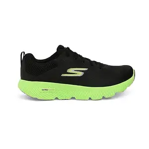 Skechers Mens Power - Volt Running Shoes Shoe Vegan Lightweight, Breathable Mesh Upper Green - 9 UK (220223)